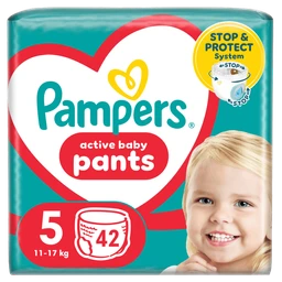 Pampers Pants 360 stopni, 5 (12-17 kg) pieluchomajtki jednorazowe 