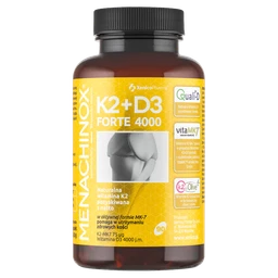 Menachinox K2+D3 Forte 100 µg+100 µg kapsułki 