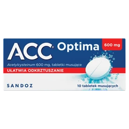 ACC optima 600 mg tabletki musujące 