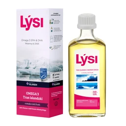 Tran Islandzki Lysi płyn doustny o smaku tutti frutti 