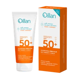 Oillan SPF50 Ochronna emulsja do twarzy i ciała od 6. miesiąca życia 