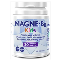 Magne B6 Kids 70 mg+0,6 mg tabletki do żucia o smaku arbuzowym 