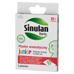 Sinulan forte JUNIOR plastry aromatyczne od 18. miesiąca 