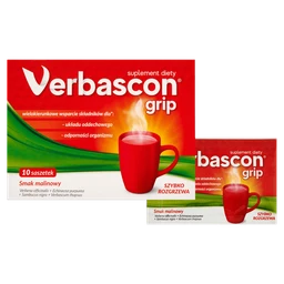 Verbascon Grip proszek (smak malinowy) 
