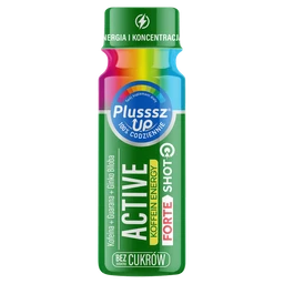 Plusssz Up Active Koffein Energy Forte Shot płyn o smaku grejpfrutowym 