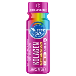 Plusssz Up Kolagen Beauty Blossom Forte Shot płyn o smaku malina-winogrono-czarna porzeczka 