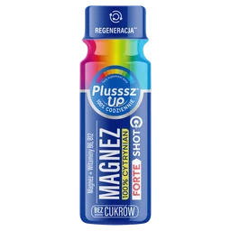 Plusssz Up Magnez 100% Cytrynian Forte Shot 375 mg+1,4 mg+2,5 µg płyn o smaku mango 