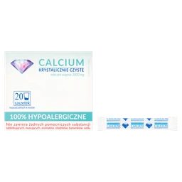 Calcium Krystalicznie Czyste 175 mg proszek musujący 