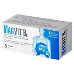 Magvit B6 48 mg Mg 2+ + 5 mg tabletki dojelitowe 