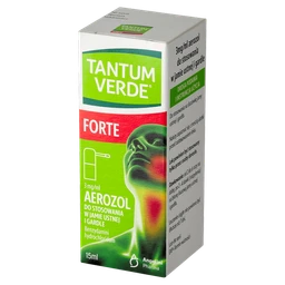 Tantum Verde Forte 3 mg/ml aerozol do stosowania w jamie ustnej i gardle 