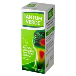 Tantum Verde 1,5 mg/ml roztwór do płukania jamy ustnej i gardła 