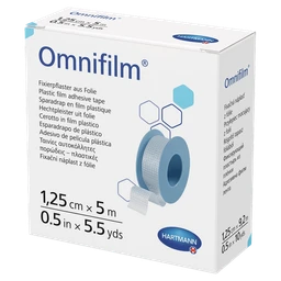 Omnifilm 1,25 cm x 5 m przylepiec foliowy 