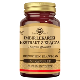 Solgar Imbir lekarski kapsułki 