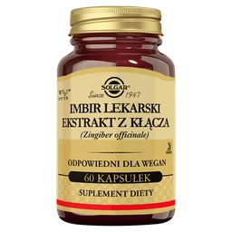 Solgar Imbir lekarski kapsułki 