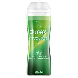Durex Play 2w1 Massage Lube, żel do masażu i nawilżający żel intymny z kojącym aloesem 