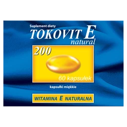 Tokovit E 200 natural 200 j.m. kapsułki miękkie 
