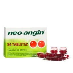 Neo-Angin 1,2 mg+0,6 mg+5,9 mg tabletki do ssania - 36 szt./opak