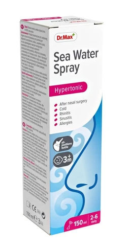 Sea Water Spray Dr.Max, roztwór hipertonicznej wody morskiej - 150 ml