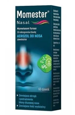 Momester Nasal 50 mcg/dawkę aerozol do nosa, zawiesina - 120 dawek