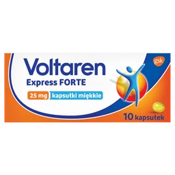 Voltaren Express Forte 25 mg kapsułki miękkie - 10 szt./opak
