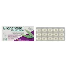 Bronchosol Maxipuren 200 mg kapsułki dojelitowe miękkie - 30 szt./opak