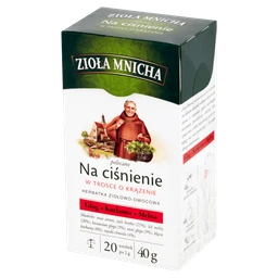 Zioła Mnicha Na ciśnienie zioła do zaparzania - 20 saszetek 2 g