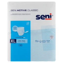 Seni Active Classic. extra large 120-160 cm, elastyczne majtki chłonne - 30 szt./opak
