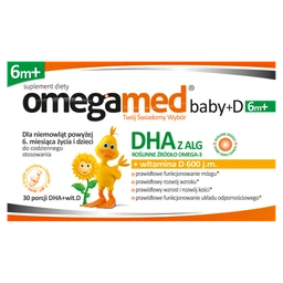 Omegamed Baby + D 6m+ kapsułki twist-off - 30 szt./opak