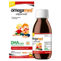 Omegamed Odporność 1+, suplement diety - 140 ml