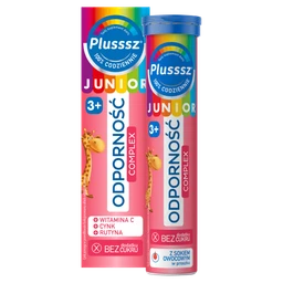 Plusssz Junior Odporność Complex, suplement diety, tabletki musujące - 20 szt./opak