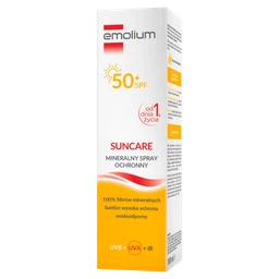 Emolium Suncare, mineralny spray ochronny SPF 50+ - 100 ml