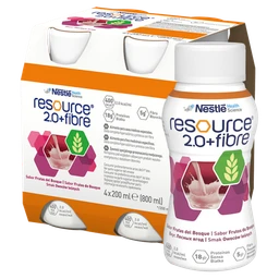 Resource 2.0+FIBRE płyn o smaku owoców leśnych - 4 x 200 ml