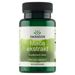 Swanson, Maca, 500 mg, suplement diety - 60 kapsułek