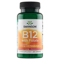 Swanson Witamina B12, suplement diety - 250 tabletek do ssania