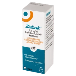 Zabak 0,25 mg/ml krople do oczu, roztwór - 5 ml