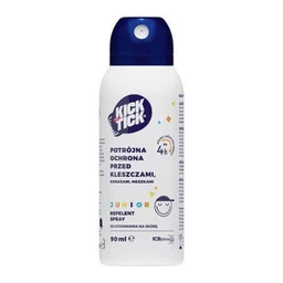 Kick the Tick Max Repelent Plus Junior spray na kleszcze, komary i meszki - 90 ml