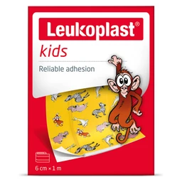 Leukoplast Kids, plaster z opatrunkiem, 6 cm x 1 m - 1 szt./opak