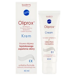 Oliprox krem, usuwa objawy łojotokowego zapalenia skóry - 40 ml