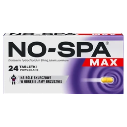 NO-SPA Max 80 mg tabletki powlekane - 24 szt./opak