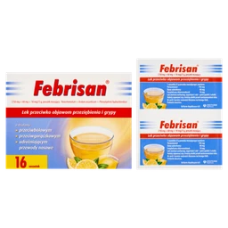 Febrisan 750 mg+60 mg+10 mg proszek musujący - 16 szt./opak