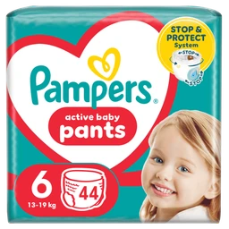 Pampers Pants 6 (15kg+), pieluchomajtki - 44 szt./opak
