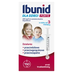 Ibunid dla dzieci Forte 200 mg/5 ml zawiesina doustna - 150 ml