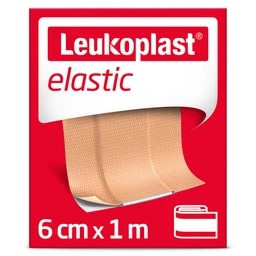 Leukoplast Elastic, plaster z opatrunkiem, 6cm x 1m - 1 szt./opak