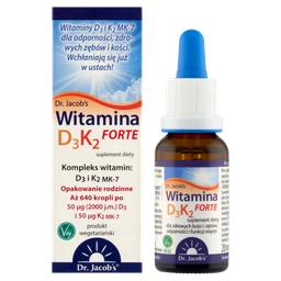 Dr. Jacob's Witamina D3K2 Forte krople doustne - 20 ml