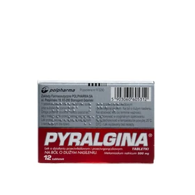 Pyralgina 500 mg tabletki - 12 szt./opak