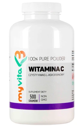 MyVita Witamina C 1000 mg/porcję proszek - pojemnik 500 g