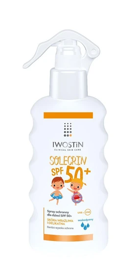 Iwostin Solecrin, spray ochronny dla dzieci, SPF 50+ - 175 ml