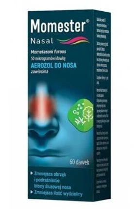 Momester Nasal 50 mcg/dawkę aerozol do nosa, zawiesina - 120 dawek