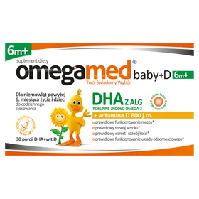 Omegamed Baby + D 6m+ kapsułki twist-off - 30 szt./opak