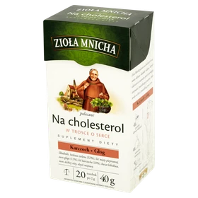 Zioła Mnicha Na cholesterol zioła do zaparzania - 20 saszetek 2 g